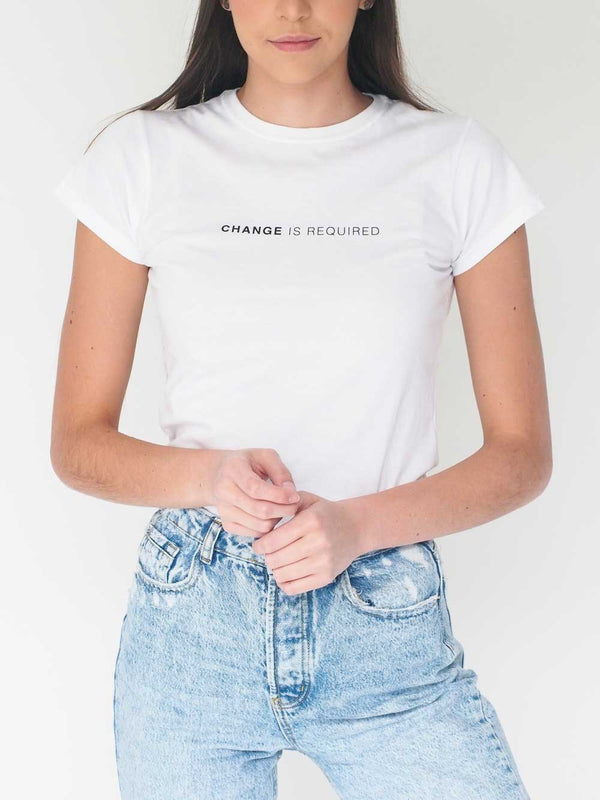 Playera para Mujer - Change is Required