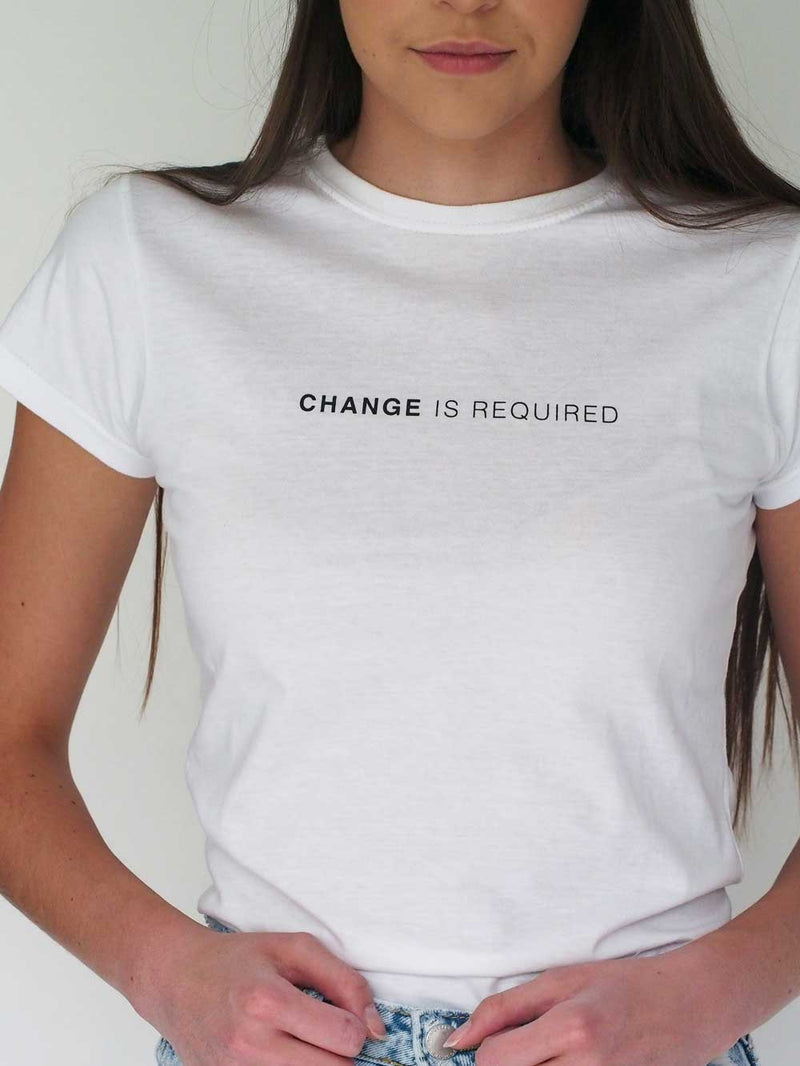 Playera para Mujer - Change is Required