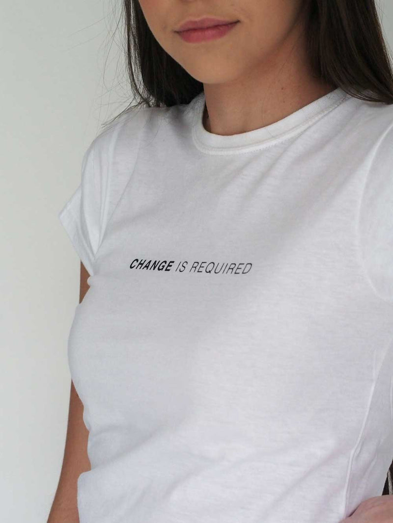 Playera para Mujer - Change is Required