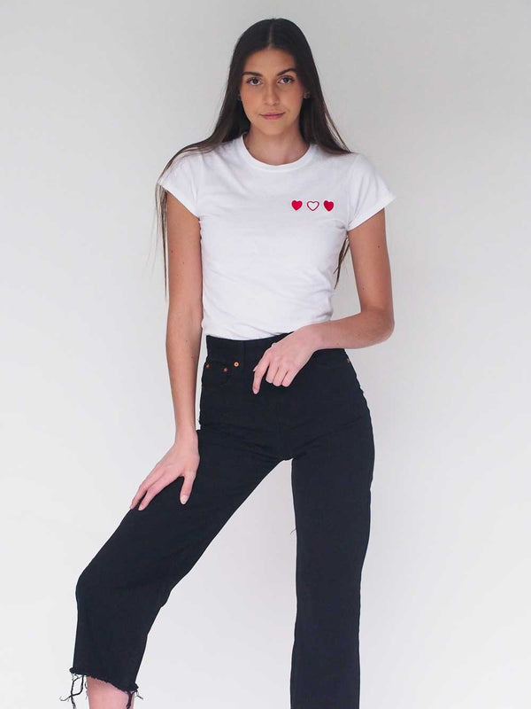 Playera para Mujer - Hearts